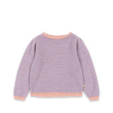 Konges Sløjd Berle Puff Knit Sweater Purple/Pink Dolphin