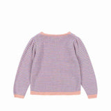 Konges Sløjd Berle Puff Knit Sweater Purple/Pink Dolphin