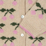 Konges Sløjd Belou Knit Collar Cardigan Cherry