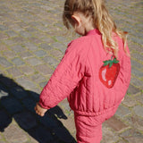 Konges Sløjd Juno Sparkle Bomber Jacket Raspberry Wine