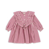 Konges Sløjd Kim Dress Sangria/Butter Check