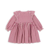 Konges Sløjd Kim Dress Sangria/Butter Check