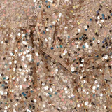 Konges Sløjd Lila Sequins Bow Dress Sparkling Gold Glitter