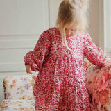 Konges Sløjd Lila Sequins Bow Dress Sparkling Sangria