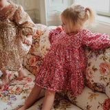 Konges Sløjd Lila Sequins Bow Dress Sparkling Sangria