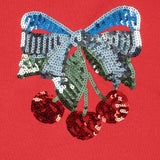 Konges Sløjd Lou Sequin Sweat Shirt Winterberry