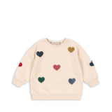 Konges Sløjd Lou Terry Sweat Shirt Multi Heart