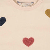 Konges Sløjd Lou Terry Sweat Shirt Multi Heart