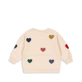 Konges Sløjd Lou Terry Sweat Shirt Multi Heart