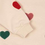 Konges Sløjd Lou Terry Sweat Shirt Multi Heart