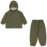 Konges Sløjd Plainy Rain Set Burnt Olive