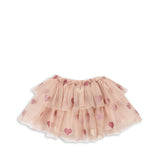 Konges Sløjd Skirt Tullie Heart Rose Glitter
