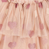 Konges Sløjd Skirt Tullie Heart Rose Glitter