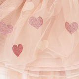Konges Sløjd Skirt Tullie Heart Rose Glitter