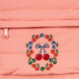 Konges Slojd Juno Quilted Backpack Strawberry Ice