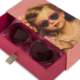 Konges Slojd Sunglasses Baby Heart Pink Multi