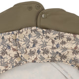 Konges Sløjd 2 Pack Dinner Bib w Sleeves Dino Blue/Overland Trek