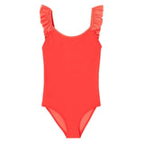 Lison Bora Bora Swimsuit Ruffled Back Straps Coral