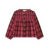 Louise Misha Blouse Jallyli Pink Alpenglow Checks