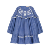 Louise Misha Dress Orana Blue Chambray