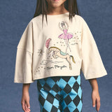 Maison Mangostan Ballerina T-Shirt Angora