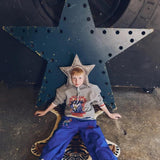 Maison Mangostan Strong Man Sweatshirt Grey