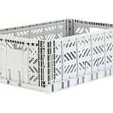 Folding Crate Maxi Light Grey