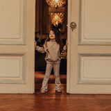 Baje Flared Pants Vouvry Sand Melange Multicolor