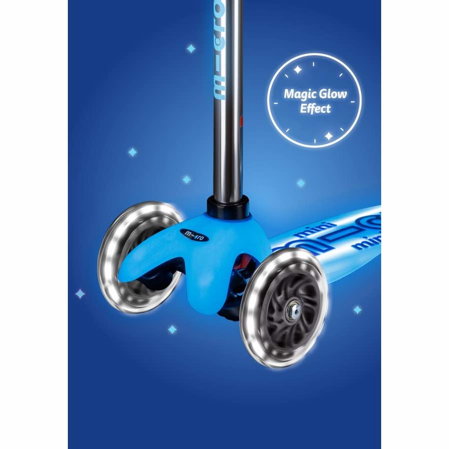 Micro Step | Mini Micro Deluxe Glow LED Arctic Blauw | MiniMarkt Store
