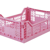 Folding Crate Midi Baby Pink