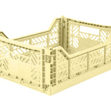 Folding Crate Midi Cream