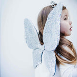 Mimi & Lula Sparkle Sequin Wings Silver