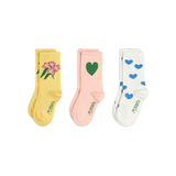Mini Rodini Alpine Flowers 3-pck Socks Multi