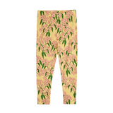 Mini Rodini Alpine Flowers AO Leggings Yellow