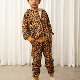 Mini Rodini Basic Leopard Sweatpants Beige