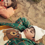 Mini Rodini Bear Intarsia Knit Sweater Off-White