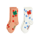 Mini Rodini Clover 2-pck Socks Multi