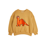 Mini Rodini Dino Application Red Sweatshirt Beige