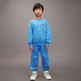 Mini Rodini Dog Emb Sweatshirt Blue