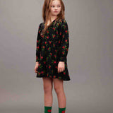 Mini Rodini Lingonberries AO Woven LS Dress