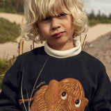 Mini Rodini Mammoth Chenille Sweatshirt Black