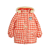 Mini Rodini Ritzrartz Patch Gingham AO Heavy Puffer Red