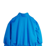 Mini Rodini Ritzratz Patch Half Zip Sweatshirt Blue