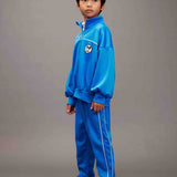 Mini Rodini Ritzratz Patch Half Zip Sweatshirt Blue