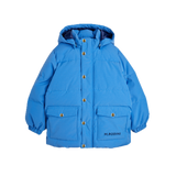 Mini Rodini Solid Heavy Puffer Blue