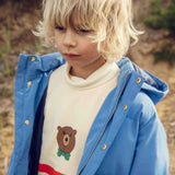 Mini Rodini Solid Heavy Puffer Blue