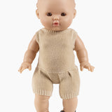 Minikane Babies - Combinaison Felix En Tricot Creme