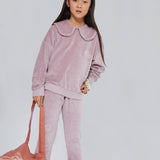 Mipounet Aurora Velvet Pant Mauve