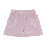 Mipounet Cuore Corduroy Skirt Mauve