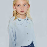 Mipounet Felicia Knot Blouse Light Blue